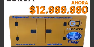 Generador de 20.000W - GoPower · Herramientas y Maquinas Industriales