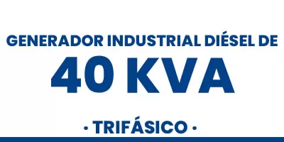 GENERADOR DIÉSEL DE 40 KVA TRIFÁSICO - GoPower · Herramientas y Maquinas Industriales